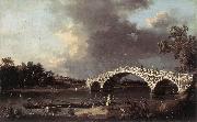 Canaletto Old Walton Bridge ff oil painting