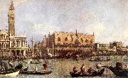 Canaletto Palazzo Ducale and the Piazza di San Marco oil painting reproduction