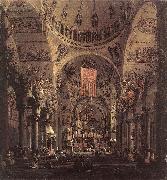 Canaletto San Marco: the Interior f USA oil painting artist