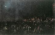 Canaletto La Vigilia di Santa Marta f oil painting reproduction