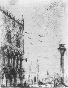 The Piazzetta to the South f, Canaletto