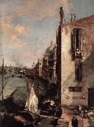 Canaletto Grand Canal, Looking East from the Campo San Vio (detail) fd oil painting