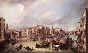 Canaletto Grand Canal: Looking North-East toward the Rialto Bridge ffg oil painting on canvas