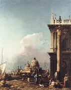 Canaletto Venice: The Piazzetta Looking South-west towards S. Maria della Salute sdfg USA oil painting artist