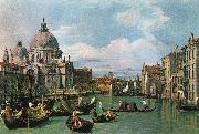 Canaletto The Grand Canal and the Church of the Salute df oil painting on canvas