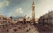 Canaletto Piazza San Marco with the Basilica fg oil painting