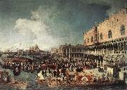 Reception of the Ambassador in the Doge s Palace, Canaletto