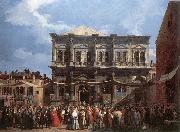 Canaletto The Feast Day of St Roch fd oil painting