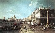 Canaletto The Molo with the Library and the Entrance to the Grand Canal f oil painting on canvas