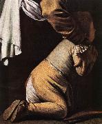 Madonna del Rosario (detail) fdg, Caravaggio