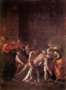 Caravaggio The Raising of Lazarus fg oil painting