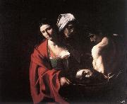 Caravaggio Salome with the Head of the Baptist fg oil painting on canvas