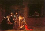 Caravaggio The Beheading of the Baptist oil painting