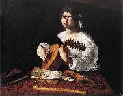 Caravaggio The Lute Player f USA oil painting artist