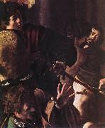 Caravaggio The Martyrdom of St Matthew (detail) fg USA oil painting artist