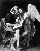 Caravaggio St Matthew and the Angel f oil