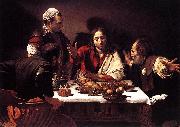 Caravaggio Supper at Emmaus gg oil