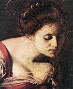 Madonna Palafrenieri (detail) f, Caravaggio