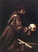 Caravaggio St Francis dfgd oil