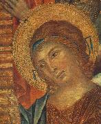 The Madonna in Majesty (detail) dfg, Cimabue