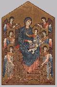 Cimabue Virgin Enthroned with Angels dfg oil painting