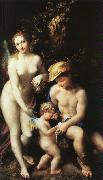 Correggio The Education of Cupid oil painting