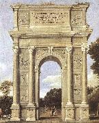 Domenichino A Triumphal Arch of Allegories dfa oil