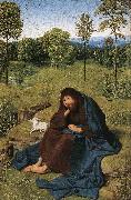 GAROFALO John the Baptist in the Wilderness fg USA oil painting artist