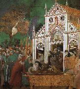 Giotto St.Francis Mourned by St.Clare oil painting