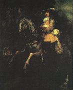 Rembrandt Frederick Rihel on Horseback oil