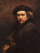 Rembrandt Self Portrait dfgddd oil painting