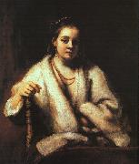 Rembrandt Portrait of Hendrickje Stoffels oil