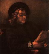 Rembrandt Portrait of Titus oil painting reproduction