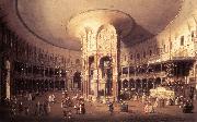 Canaletto London: Ranelagh, Interior of the Rotunda vf USA oil painting reproduction