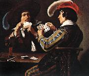 ROMBOUTS, Theodor The Card Players  at painting