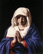 SASSOFERRATO The Virgin in Prayer a USA oil painting artist