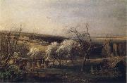 A.K.Cabpacob Landscape of Country painting