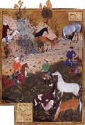 Bihzad King Darius and the Herdsman oil painting on canvas