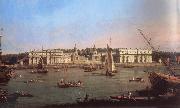 Canaletto Greenwich Hospital from the North Bank of the Thames USA oil painting artist