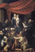 Caravaggio The Madonna of the rosary USA oil painting artist