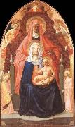 MASACCIO Madonna and Child with St Anne Metterza USA oil painting artist