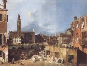 Canaletto Campo S.Vidal and Santa Maria della Carita oil painting reproduction