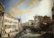 Canaletto Rio dei Mendicanti oil painting on canvas