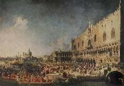 Canaletto The Arrival of the French Ambassador in Venice USA oil painting reproduction