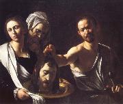 Caravaggio Salome Receives the Head of Saint John the Baptist oil painting reproduction