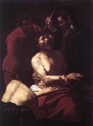 Caravaggio The Crowning with Thorns painting