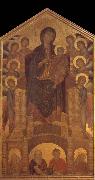 Throning Madonna with angels and prophets, Cimabue