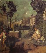 Correggio The Tempest painting