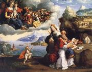 GAROFALO THe Vision of Saint Augustine oil painting artist