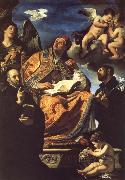 GUERCINO Saint Gregory the Great with Saints Ignatius Loyola and Francis Xavier USA oil painting artist